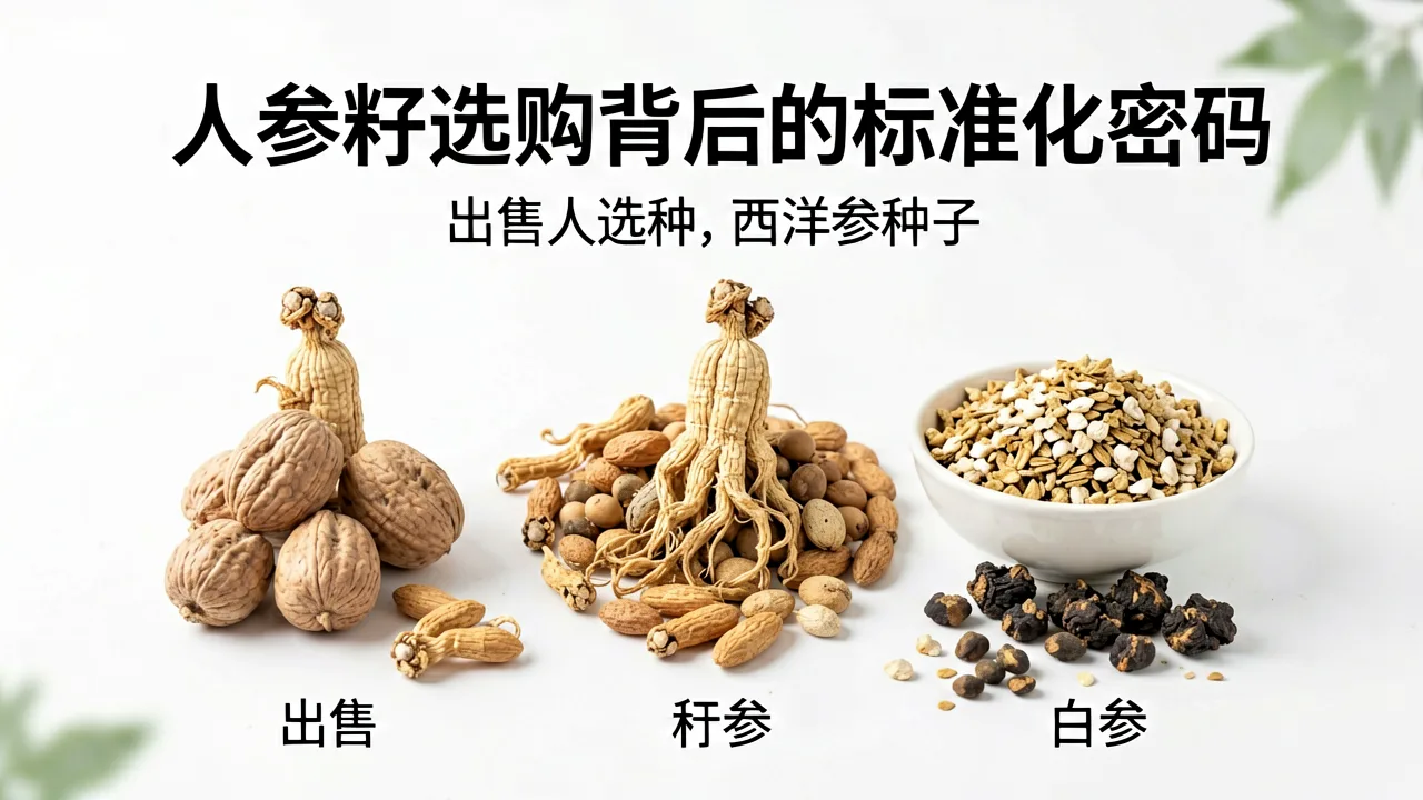 人参籽选购背后的标准化密码